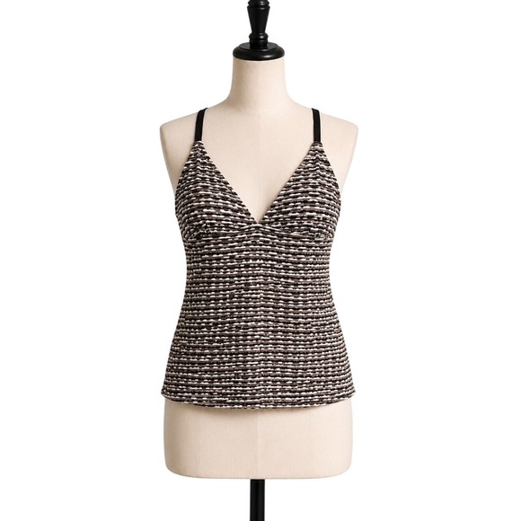 Athleta Other - NWT Athleta Waveline Tankifoxt Tankini Top Geometric Small Tall